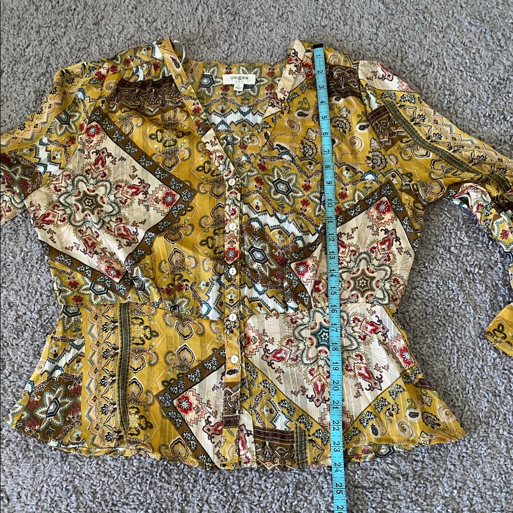 Umgee Patterned Blouse - image 6